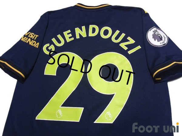 Photo4: Arsenal 2019-2020 3rd Shirt #29 Matteo Guendouzi Premier League Patch/Badge w/tags (4)