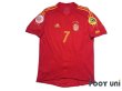 Photo1: Spain Euro 2004 Home Authentic Shirt #7 Raul UEFA Euro 2004 Patch/Badge UEFA Fair Play Patch/Badge (1)