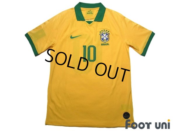 Photo1: Brazil 2019 Home Shirt #10 Neymar Jr w/tags (1)