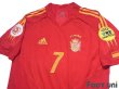 Photo3: Spain Euro 2004 Home Authentic Shirt #7 Raul UEFA Euro 2004 Patch/Badge UEFA Fair Play Patch/Badge (3)