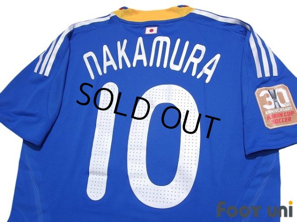 Photo4: Japan 2008 Home Authentic Shirt Shunsuke Nakamura Kirin Cup Soccer 30th Anniversary Patch/Badge (4)