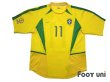 Photo1: Brazil 2002 Home Shirt #11 Ronaldinho 2002 FIFA World Cup Korea Japan Patch/Badge (1)