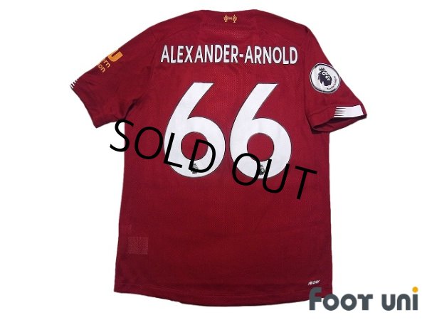 Photo2: Liverpool 2019-2020 Home Shirt and Shorts Set #66 Alexander-Arnold Premier League Patch/Badge (2)