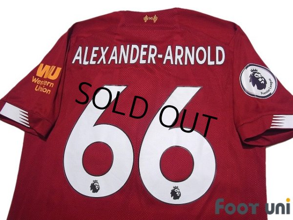 Photo4: Liverpool 2019-2020 Home Shirt and Shorts Set #66 Alexander-Arnold Premier League Patch/Badge (4)