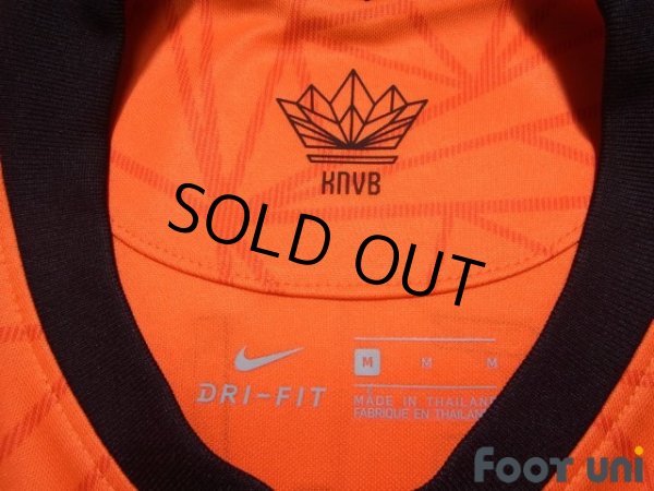 Photo5: Netherlands Euro 2020-2021 Home Shirt #21 Frenkie de Jong UEFA Euro 2020 Patch/Badge w/tags (5)