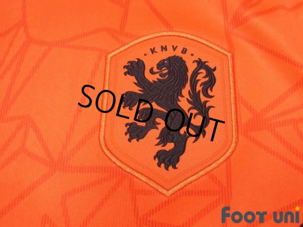 Photo6: Netherlands Euro 2020-2021 Home Shirt #21 Frenkie de Jong UEFA Euro 2020 Patch/Badge w/tags (6)