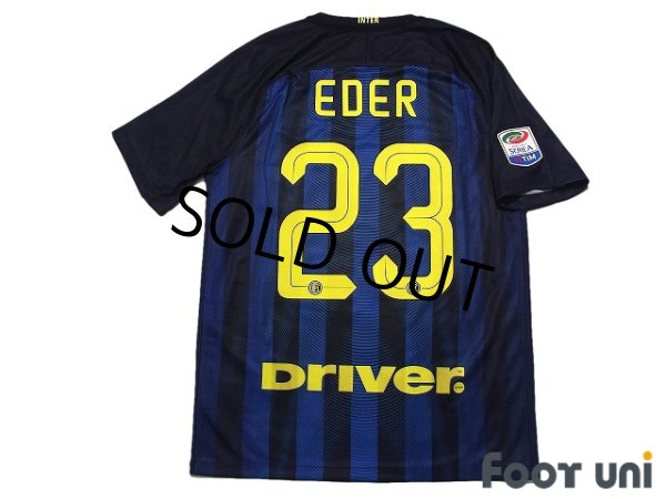 Photo2: Inter Milan 2016-2017 Home Shirt #23 Eder Citadin Martins w/tags (2)
