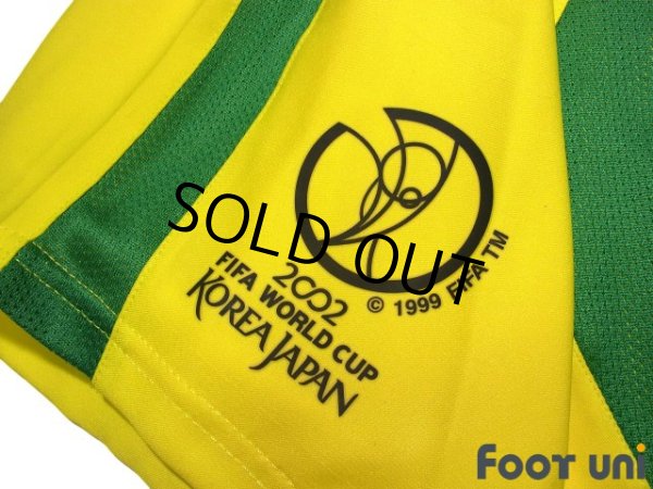 Photo7: Brazil 2002 Home Shirt #11 Ronaldinho 2002 FIFA World Cup Korea Japan Patch/Badge (7)