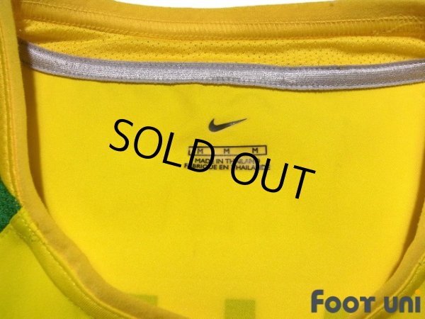 Photo5: Brazil 2002 Home Shirt #11 Ronaldinho 2002 FIFA World Cup Korea Japan Patch/Badge (5)