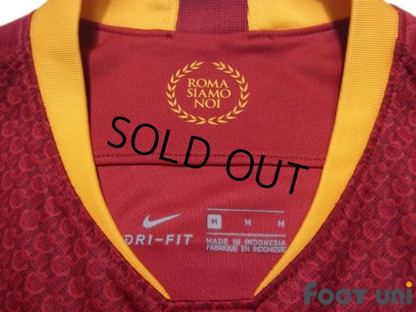 Photo5: AS Roma 2018-2019 Home Shirt #27 Javier Pastore (5)