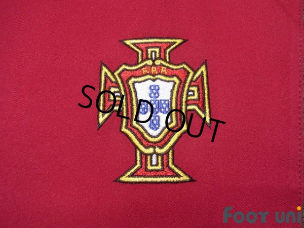 Photo6: Portugal 2002 Home Shirt #7 Luis Figo 2002 FIFA World Cup Korea/Japan Patch/Badge (6)