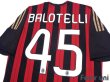 Photo4: AC Milan 2013-2014 Home Shirt #45 Mario Balotelli (4)