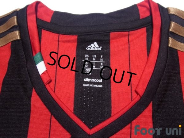 Photo5: AC Milan 2013-2014 Home Shirt #45 Mario Balotelli (5)