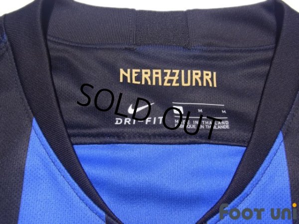 Photo5: Inter Milan 2018-2019 Home Shirt #9 Mauro Icardi Serie A Patch/Badge w/tags (5)