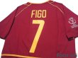 Photo4: Portugal 2002 Home Shirt #7 Luis Figo 2002 FIFA World Cup Korea/Japan Patch/Badge (4)