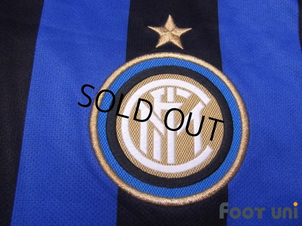Photo6: Inter Milan 2018-2019 Home Shirt #9 Mauro Icardi Serie A Patch/Badge w/tags (6)