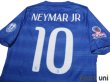 Photo4: Brazil 2014 Away Authentic Shirt #10 Neymar JR Copa America 2015 Patch/Badge (4)