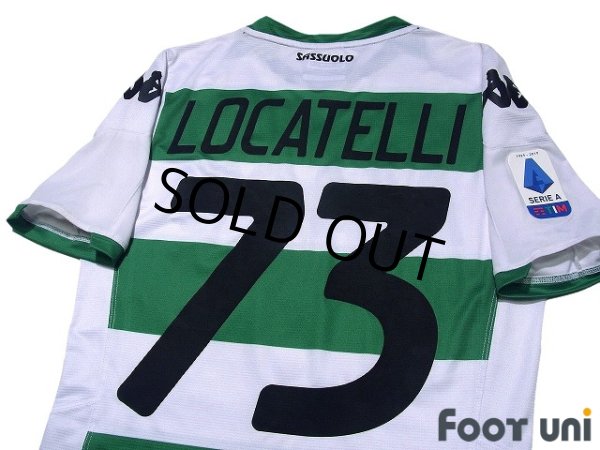 Photo4: Sassuolo 2019-2020 Away Shirt #73 Manuel Locatelli Serie A Patch/Badge (4)