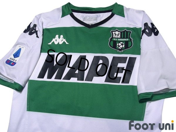 Photo3: Sassuolo 2019-2020 Away Shirt #73 Manuel Locatelli Serie A Patch/Badge (3)