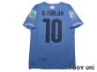 Photo2: Uruguay 2014 Home Shirt #10 Diego Forlan 2014 FIFA World Cup Brazil Patch/Badge w/tags (2)