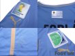 Photo7: Uruguay 2014 Home Shirt #10 Diego Forlan 2014 FIFA World Cup Brazil Patch/Badge w/tags (7)