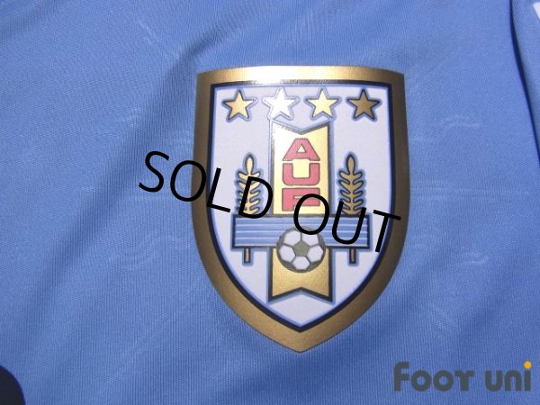 Photo6: Uruguay 2014 Home Shirt #10 Diego Forlan 2014 FIFA World Cup Brazil Patch/Badge w/tags (6)