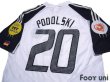 Photo4: Germany Euro 2004 Home Shirt #20 Lukas Podolski UEFA Euro 2004 Patch/Badge (4)