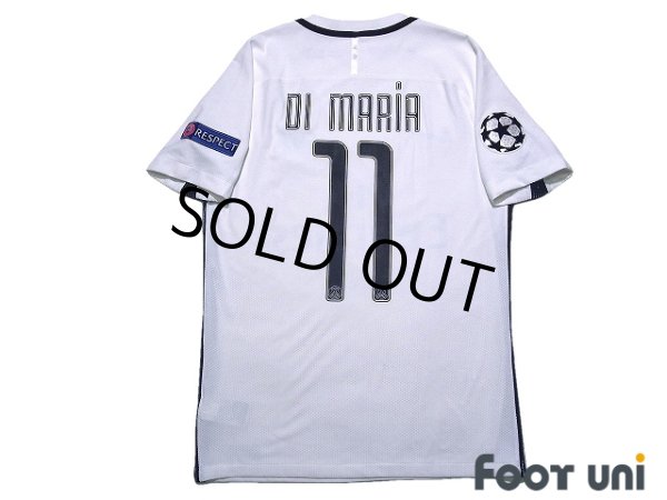 Photo2: Paris Saint Germain 2016-2017 Third Authentic Shirt #11 Di Maria (2)