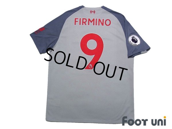 Photo2: Liverpool 2018-2019 Third Shirt #9 Firmino Premier League Patch/Badge w/tags (2)