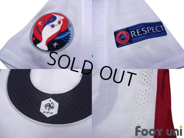 Photo7: France 2015 Away Authentic Shirt #10 Karim Benzema (7)