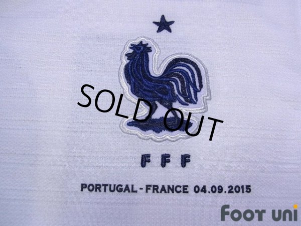 Photo6: France 2015 Away Authentic Shirt #10 Karim Benzema (6)