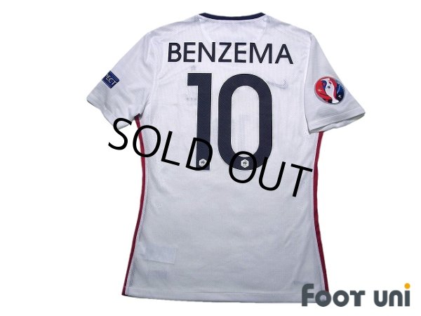 Photo2: France 2015 Away Authentic Shirt #10 Karim Benzema (2)