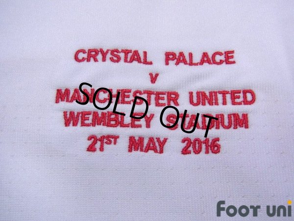 Photo6: Manchester United 2015-2016 Away Shirt #10Wayne Rooney BARCLAYS FA CUP Patch/Badge w/tags (6)