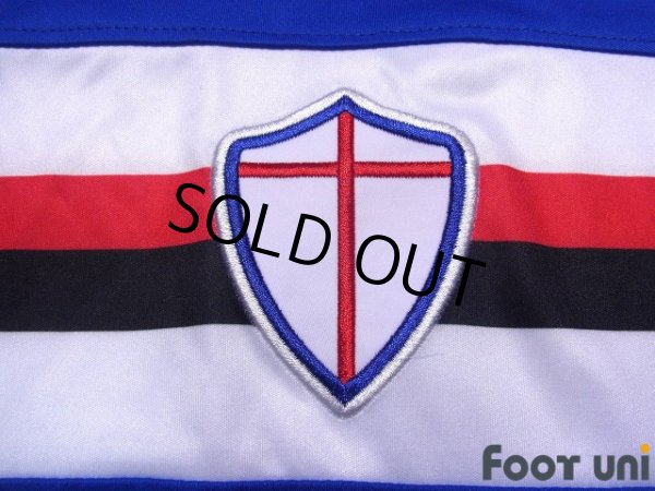 Photo5: Sampdoria 2018-2019 Home Long Sleeve Shirt (5)