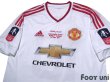 Photo3: Manchester United 2015-2016 Away Shirt #10Wayne Rooney BARCLAYS FA CUP Patch/Badge w/tags (3)