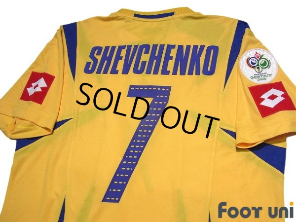 Photo4: Ukraine 2006 Home Shirt #7 Shevchenko FIFA World Cup 2006 Germany Patch/Badge w/tags (4)