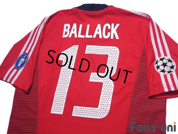 Photo4: Bayern Munich 2002-2003 Home Shirt #13 Michael Ballack Champions League Patch/Badge (4)