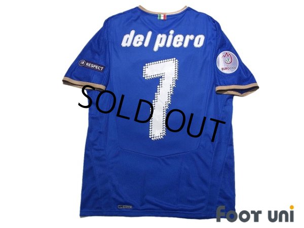 Photo2: Italy Euro 2008 Home Shirt #7 Alessandro Del Piero Euro2008 Patch/Badge (2)