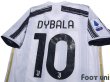 Photo4: Juventus 2020-2021 Home Shirt #10 Paulo Dybala Scudetto Patch/Badge (4)