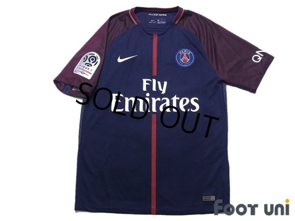 Photo1: Paris Saint Germain 2017-2018 Home Shirt #29 Kylian Mbappe w/tags (1)