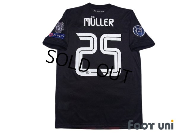 Photo2: Bayern Munichen 2020-2021 3RD Shirt #25 Thomas Müller Bundesliga Patch/Badge w/tags (2)