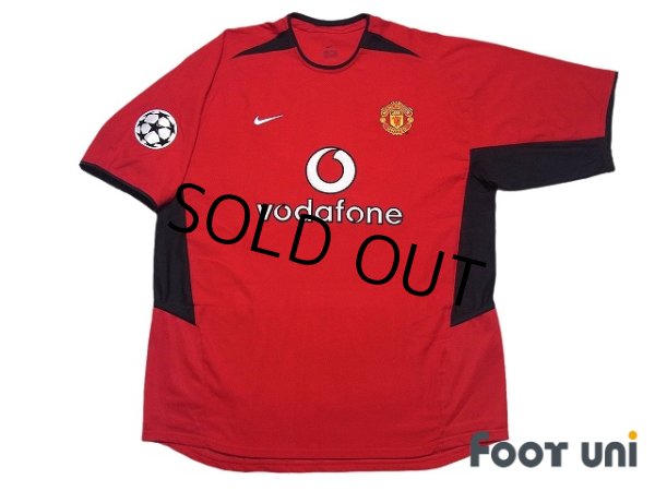 Photo1: Manchester United 2002-2004 Home Shirt #10 van Nistelrooy Champions League Patch/Badge (1)