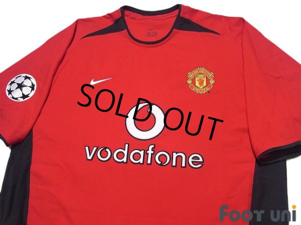 Photo3: Manchester United 2002-2004 Home Shirt #10 van Nistelrooy Champions League Patch/Badge (3)
