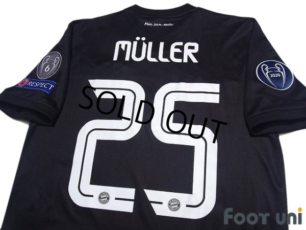 Photo4: Bayern Munichen 2020-2021 3RD Shirt #25 Thomas Müller Bundesliga Patch/Badge w/tags (4)