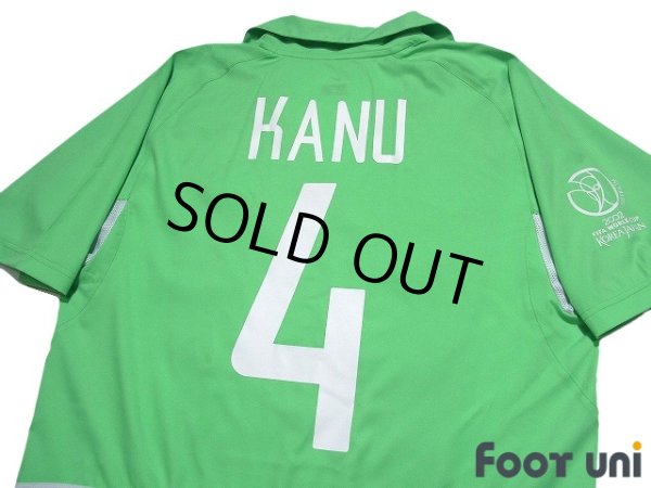 Photo4: Nigeria 2002 Home Shirt #4 Nwankwo Kanu 2002 FIFA World Cup Korea Japan Patch/Badge (4)