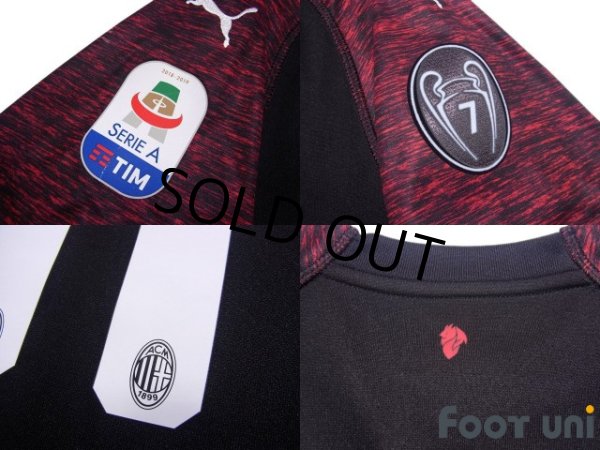 Photo7: AC Milan 2018-2019 Third Shirt #11 Fabio Borini Lega Calcio Patch/Badge w/tags (7)