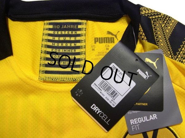 Photo5: Borussia Dortmund 2019-2020 Home Shirts #7 Jadon Sancho 110th Anniversary Bundesliga Patch/Badge w/tags (5)