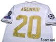 Photo4: Real Madrid 2019-2020 Home Shirt #20 Marco Asensio Champions League Patch/Badge (4)