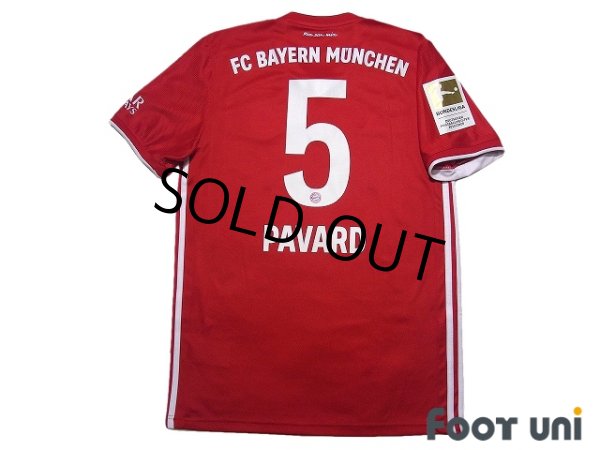 Photo2: Bayern Munich 2020-2021 Home Shirt #5 Benjamin Pavard Bundesliga Patch/Badge (2)