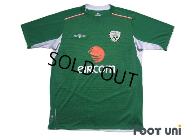 Photo1: Ireland 2004-2005 Home Shirt (1)